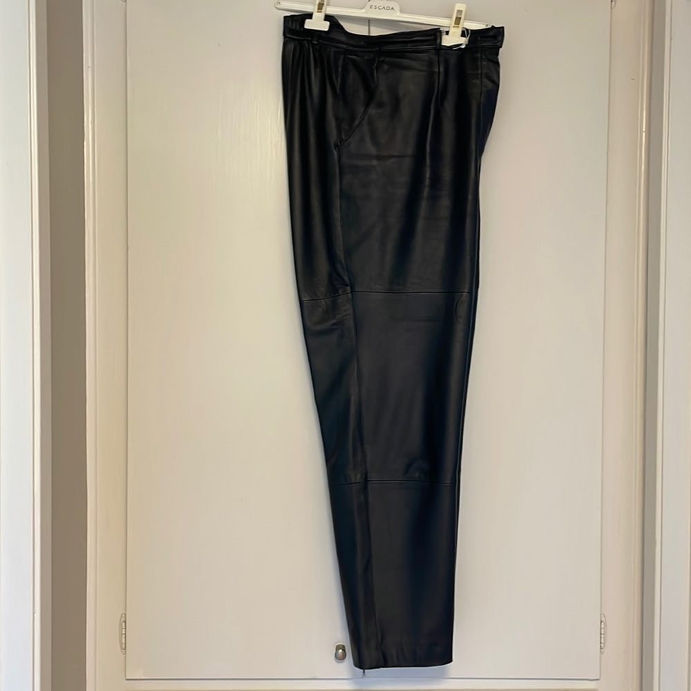 Givenchy Black 100% Sheep Leather Pants